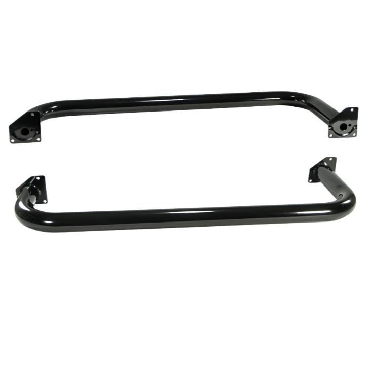 Rugged Ridge 3-In Round Side Step Black 97-06TJ - Black Ops Auto Works