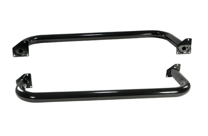 Rugged Ridge 3-In Round Tube Side Step SS 87-95 Jeep Wrangler YJ - Black Ops Auto Works