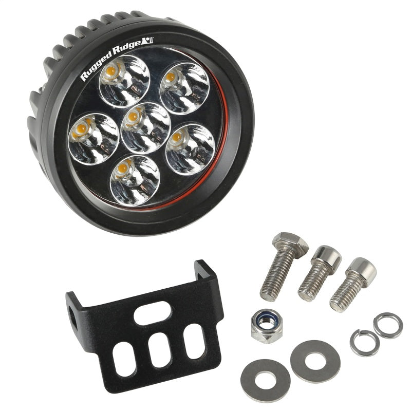 Rugged Ridge 3.5 Inch Round LED Light 18 Watt - Black Ops Auto Works
