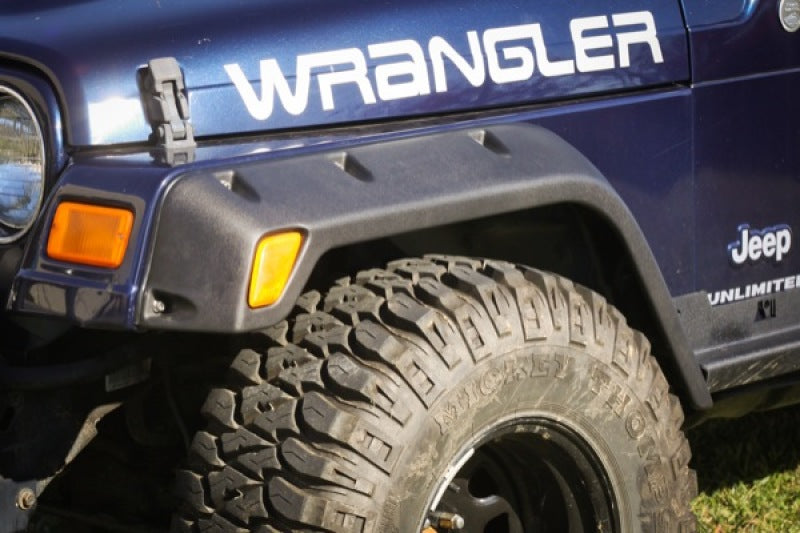 Rugged Ridge 4-Piece Fender Flare Kit 4.75-In 97-06 Jeep Wrangler - Black Ops Auto Works