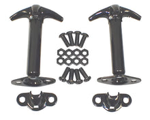 Load image into Gallery viewer, Rugged Ridge 41-95 Jeep CJ / Jeep Wrangler Black Hood Catch Kit - Black Ops Auto Works