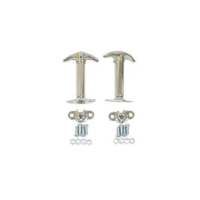 Load image into Gallery viewer, Rugged Ridge 41-95 Jeep CJ / Jeep Wrangler YJ Chrome Hood Catch Set - Black Ops Auto Works