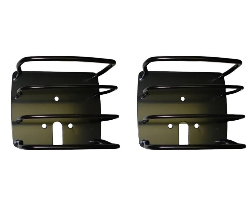 Rugged Ridge 76-06 Jeep CJ / Jeep Wrangler Black Euro Tail Light Guards - Black Ops Auto Works