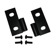 Load image into Gallery viewer, Rugged Ridge 76-06 Jeep CJ / Jeep Wrangler Black Lower Door Hinge Brackets - Black Ops Auto Works