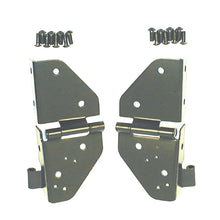 Load image into Gallery viewer, Rugged Ridge 76-86 Jeep CJ / 87-95 Jeep Wrangler YJ Black Windshield Hinges - Black Ops Auto Works