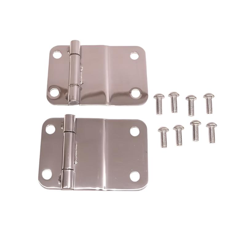 Rugged Ridge 76-86 Jeep CJ Stainless Steel Tailgate Hinges - Black Ops Auto Works