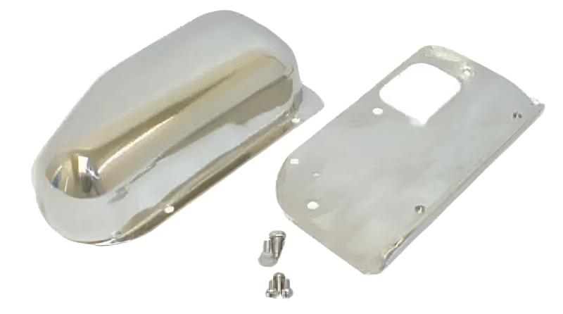 Rugged Ridge 76-86 Jeep CJ Stainless Steel Wiper Motor Cover Kit - Black Ops Auto Works