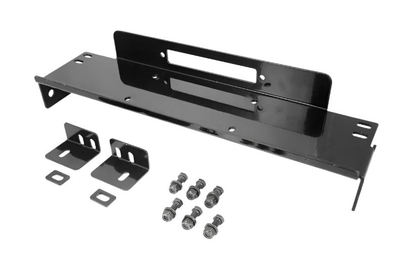 Rugged Ridge 76-86 Jeep CJ7/CJ8 Raised Winch Plate - Black Ops Auto Works