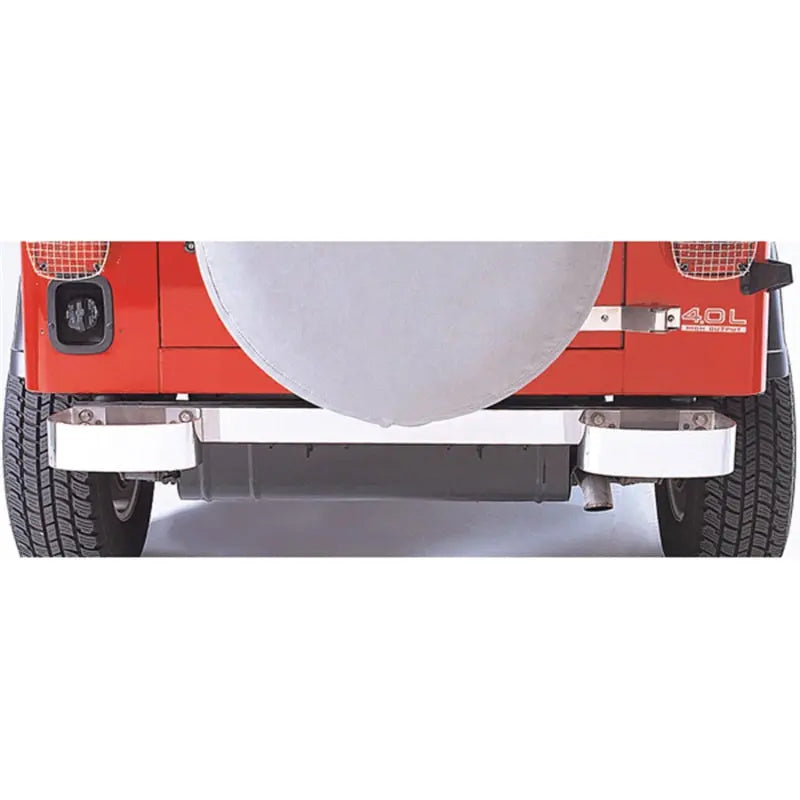 Rugged Ridge 76-95 Jeep CJ / Jeep Wrangler Stainless Steel Rear Bumperettes - Black Ops Auto Works