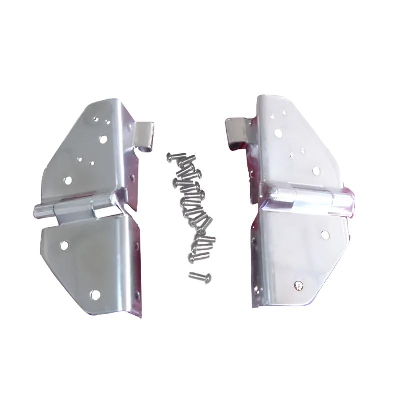 Rugged Ridge 76-95 Jeep CJ / Jeep Wrangler Stainless Steel Windshield Hinges - Black Ops Auto Works