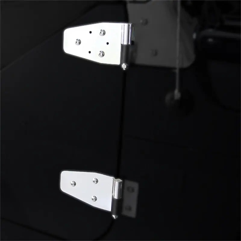 Rugged Ridge 87-06 Jeep Wrangler Stainless Steel Door Hinge Set - Black Ops Auto Works
