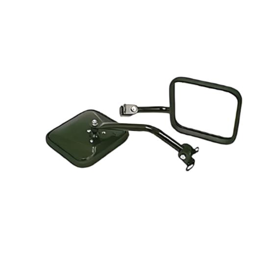 Rugged Ridge 87-95 Jeep Wrangler YJ Black CJ-Style Side Mirror Kit - Black Ops Auto Works