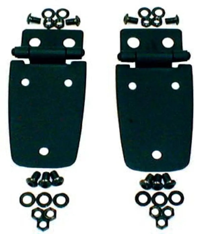 Rugged Ridge 97-06 Jeep Wrangler Black Hood Hinges - Black Ops Auto Works