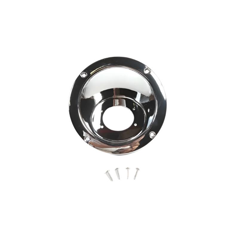 Rugged Ridge 97-06 Jeep Wrangler Chrome Gas Tank Filler Bezel - Black Ops Auto Works