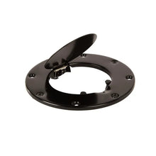 Load image into Gallery viewer, Rugged Ridge 97-06 Jeep Wrangler TJ Black Non-Locking Gas Cap Door - Black Ops Auto Works