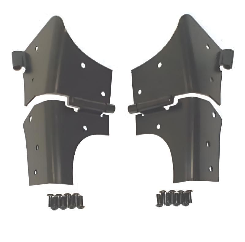 Rugged Ridge 97-06 Jeep Wrangler TJ Black Windshield Hinges - Black Ops Auto Works