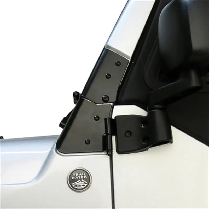 Rugged Ridge 97-06 Jeep Wrangler TJ Black Windshield Hinges - Black Ops Auto Works