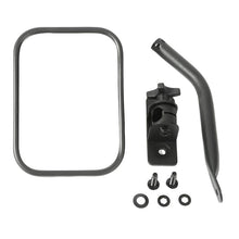 Load image into Gallery viewer, Rugged Ridge 97-18 Jeep Wrangler Textured Black Rectangluar Quick Release Mirror - Black Ops Auto Works