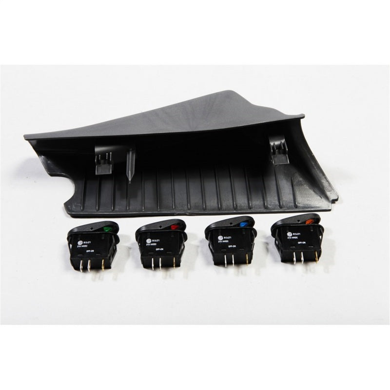 Rugged Ridge A-Pillar Switch Pod Kit Black LHD 07-10 (JK) - Black Ops Auto Works