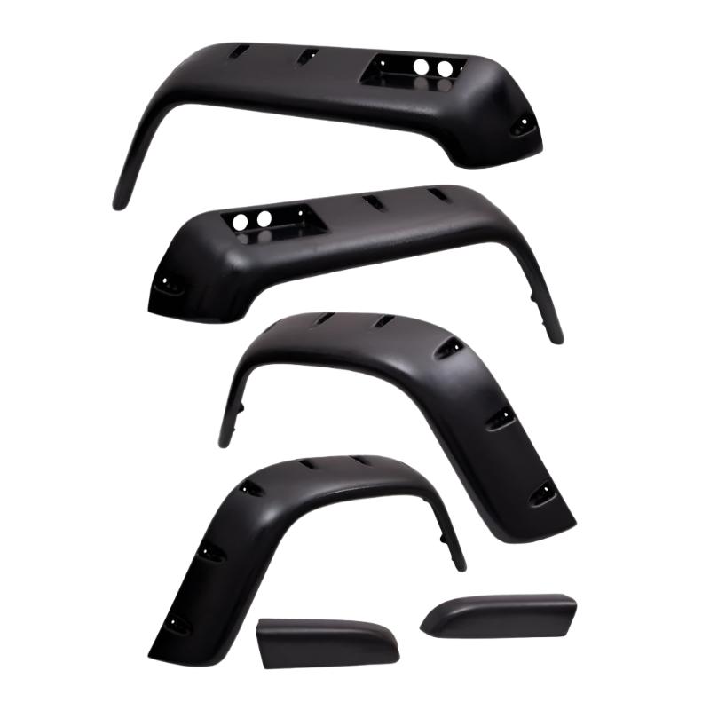Rugged Ridge All Terrain Fender Flare Kit 87-95 Jeep Wrangler YJ - Black Ops Auto Works