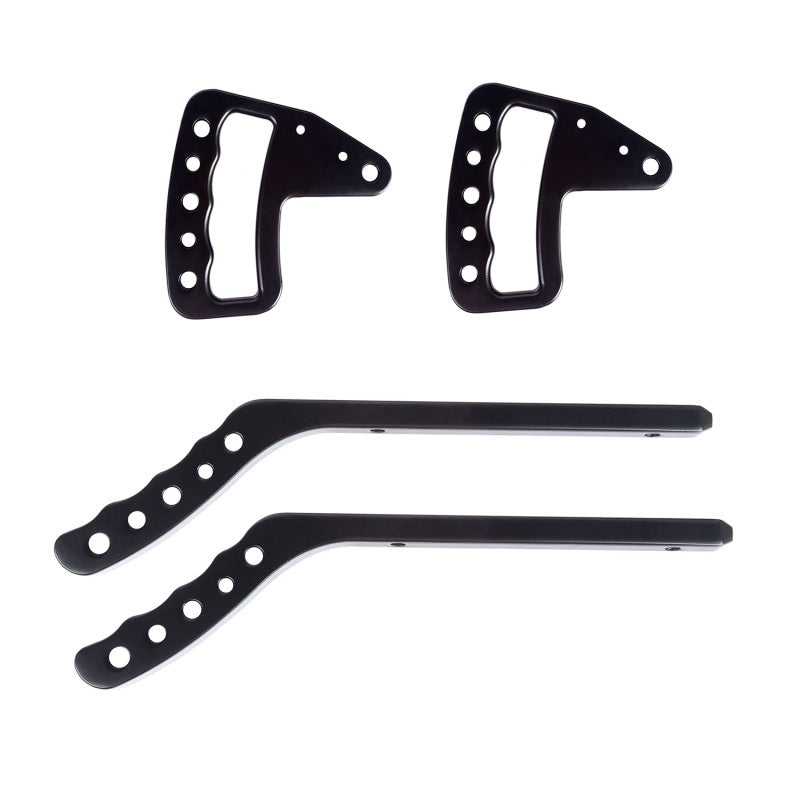 Rugged Ridge Aluminum Grab Handles F/R Kit Black 07-18 Jeep Wrangler JK/JKU - Black Ops Auto Works