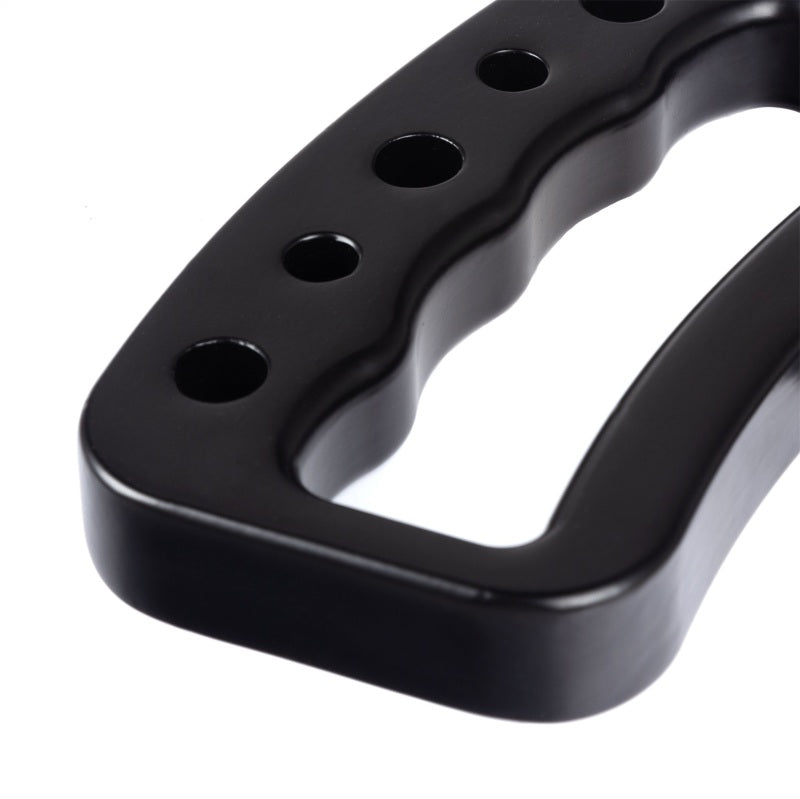 Rugged Ridge Aluminum Grab Handles Front Pair Black 07-18 Jeep Wrangler JK/JKU - Black Ops Auto Works