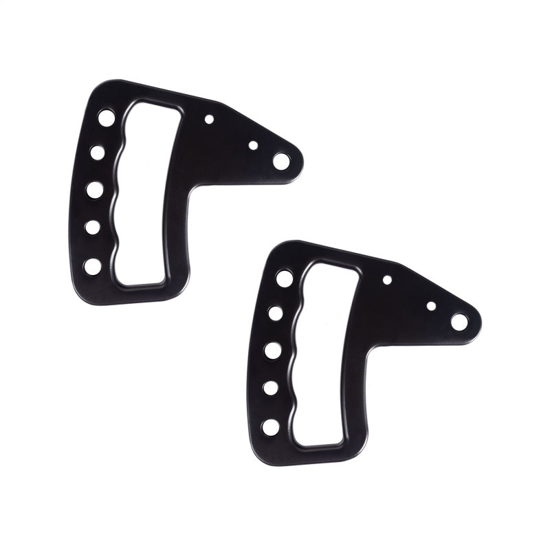 Rugged Ridge Aluminum Grab Handles Front Pair Black 07-18 Jeep Wrangler JK/JKU - Black Ops Auto Works