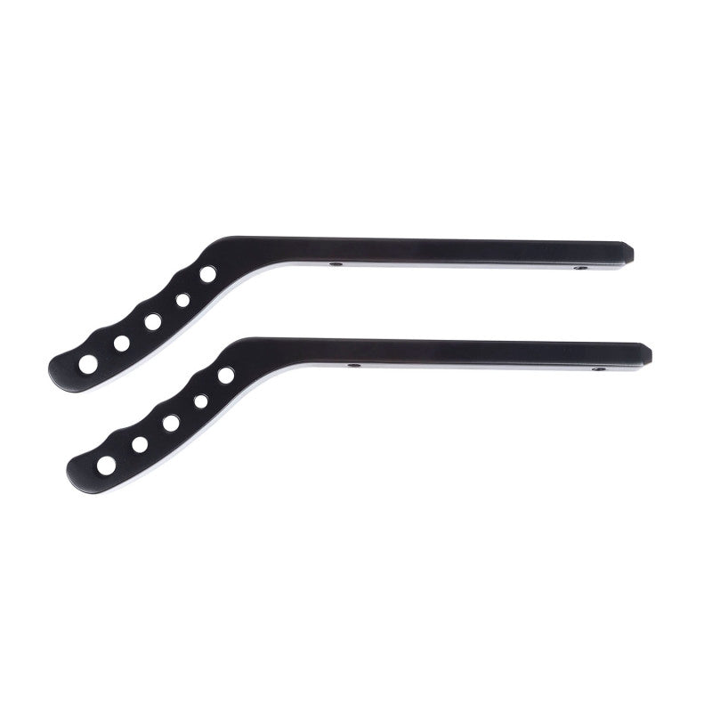 Rugged Ridge Aluminum Grab Handles Rear Pair Black 07-18 Jeep Wrangler JK/JKU - Black Ops Auto Works