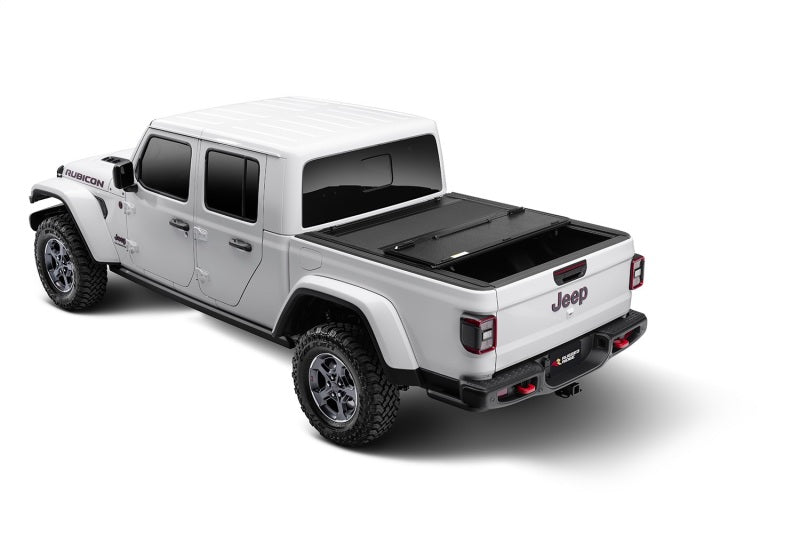 Rugged Ridge Armis Hard Folding With LINE-X Bed Cover 2020 JT - Black Ops Auto Works