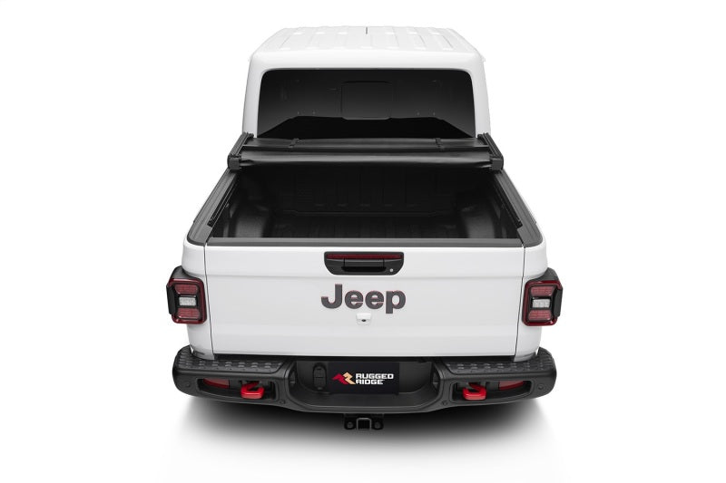 Rugged Ridge Armis Soft Folding Bed Cover 2020 Gladiator JT - Black Ops Auto Works