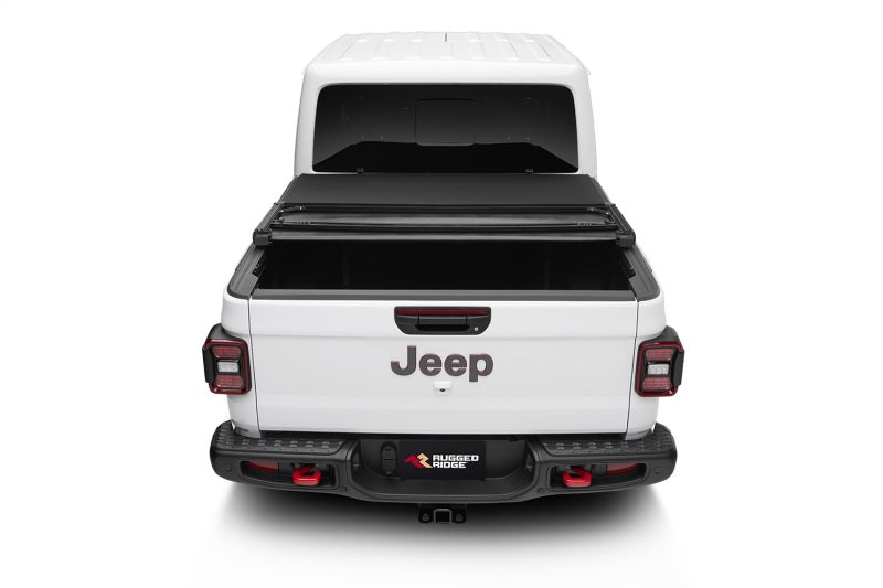 Rugged Ridge Armis Soft Folding Bed Cover 2020 Gladiator JT - Black Ops Auto Works