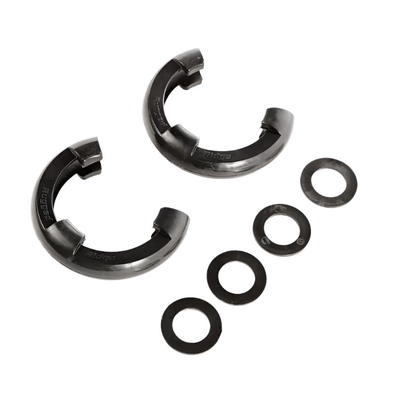 Rugged Ridge Black 3/4in D-Ring Isolator Kit - Black Ops Auto Works