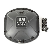 Load image into Gallery viewer, Rugged Ridge Boulder Aluminum Differential Cover Dana 30 Black - Black Ops Auto Works