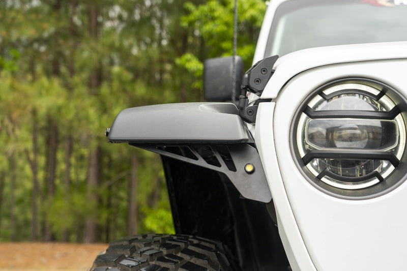 Rugged Ridge Chop Brackets Front Fender 18-20 Jeep Wrangler JL/JT Rubicon - Black Ops Auto Works