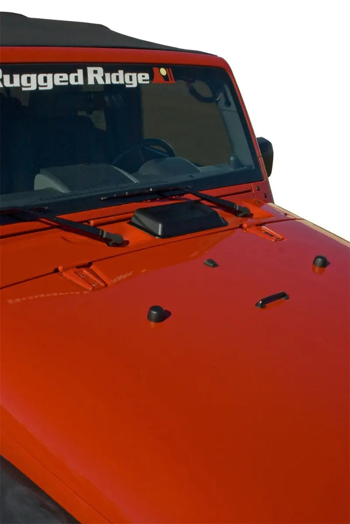 Rugged Ridge Cowl Vent Scoop Black 98-18 Jeep Wrangler - Black Ops Auto Works