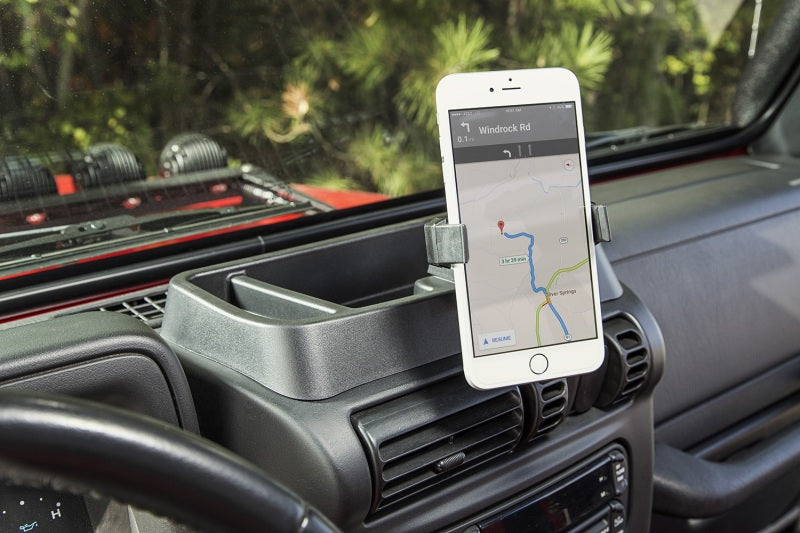 Rugged Ridge Dash Multi-Mount W/Phone Holder 97-06 Jeep Wrangler - Black Ops Auto Works