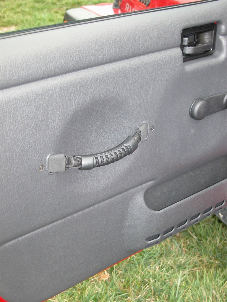 Rugged Ridge Door Pull Straps Black 97-06 Jeep Wrangler - Black Ops Auto Works