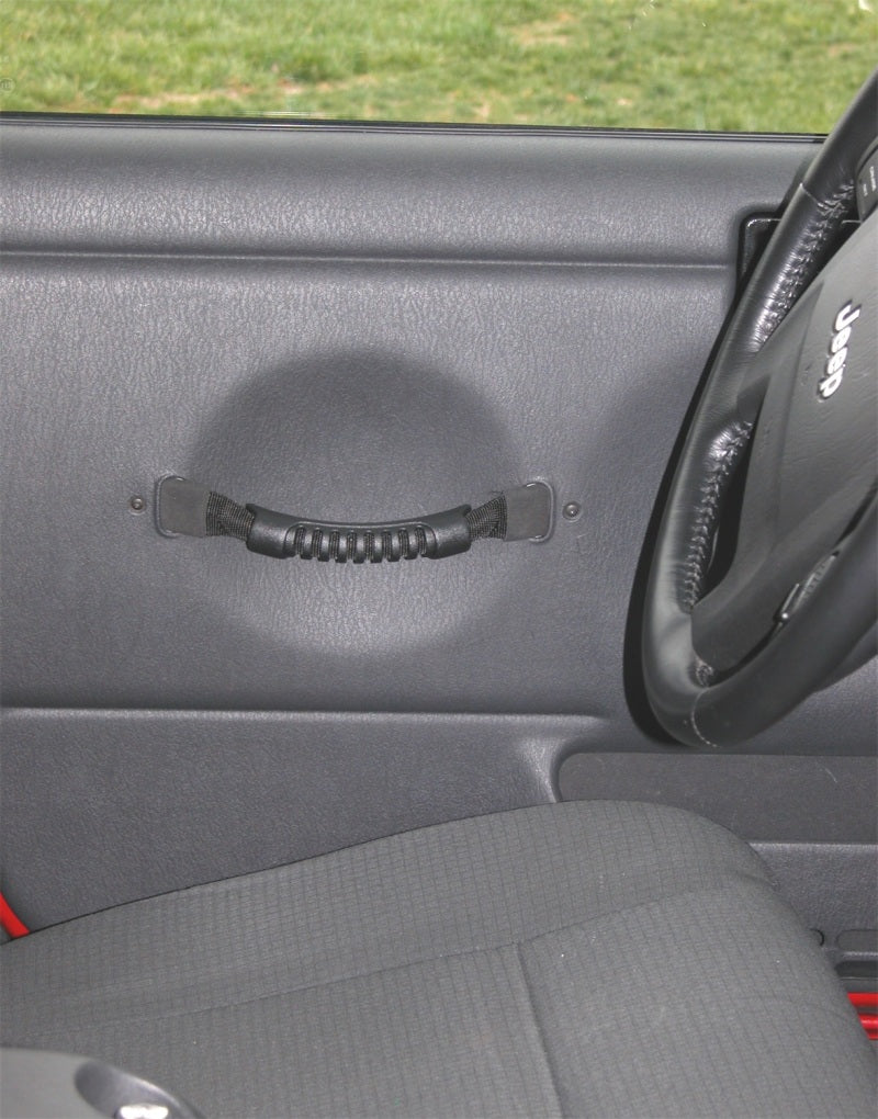 Rugged Ridge Door Pull Straps Black 97-06 Jeep Wrangler - Black Ops Auto Works