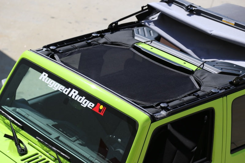 Rugged Ridge Eclipse Sun Shade Front 07-18 Jeep Wrangler JK - Black Ops Auto Works