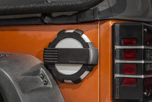 Load image into Gallery viewer, Rugged Ridge Elite Fuel Door Non-Lock Brushed Alum 07-18 Jeep Wrangler JK - Black Ops Auto Works