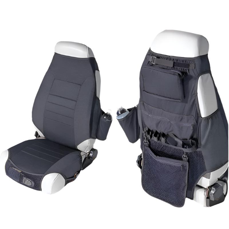 Rugged Ridge Fabric Seat Protectors Black 76-06 Jeep CJ / Jeep Wrangler - Black Ops Auto Works