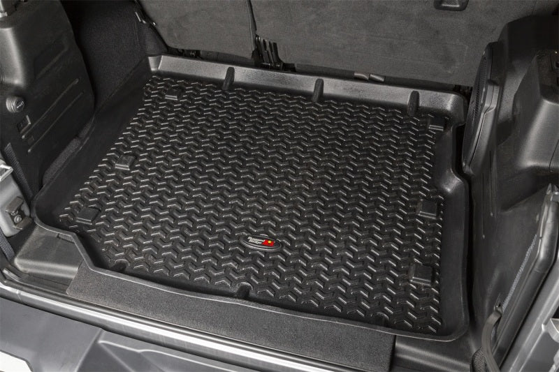 Rugged Ridge Floor Liner Cargo Black 18-21 Jeep Wrangler JL 4 Dr (Excl. 4XE Models) - Black Ops Auto Works