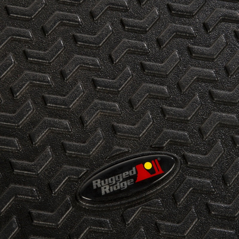 Rugged Ridge Floor Liner Cargo Black 18-21 Jeep Wrangler JL 4 Dr (Excl. 4XE Models) - Black Ops Auto Works