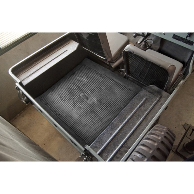 Rugged Ridge Floor Liner Cargo Black 1946-1981 Willys UNIVERSAL / Truck / Station Wagon - Black Ops Auto Works
