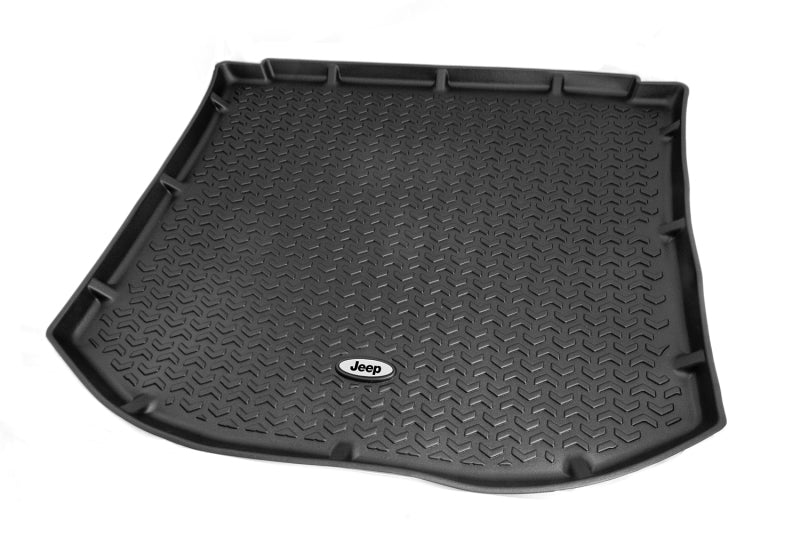 Rugged Ridge Floor Liner Cargo Black 1984-2001 Jeep Logo Cherokee XJ - Black Ops Auto Works