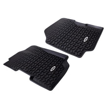 Load image into Gallery viewer, Rugged Ridge Floor Liner Front Black 1976-1995 Jeep Logo CJ-7 / CJ-8 / Jeep Wrangler YJ - Black Ops Auto Works