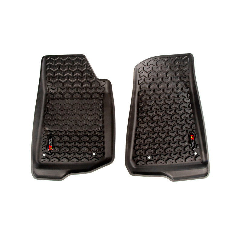 Rugged Ridge Floor Liner Front Black 2018-2020 Jeep Wrangler 2020 Gladiator JL / JT - Black Ops Auto Works