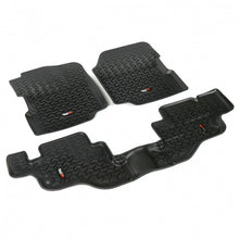 Load image into Gallery viewer, Rugged Ridge Floor Liner Front/Rear Black 1976-1986 Jeep CJ-7 / Jeep Wrangler 87-95 / YJ - Black Ops Auto Works