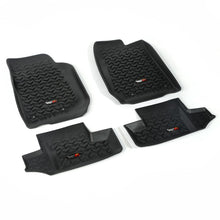 Load image into Gallery viewer, Rugged Ridge Floor Liner Front/Rear Black 2007-2018 Jeep Wrangler JK 2 Dr - Black Ops Auto Works