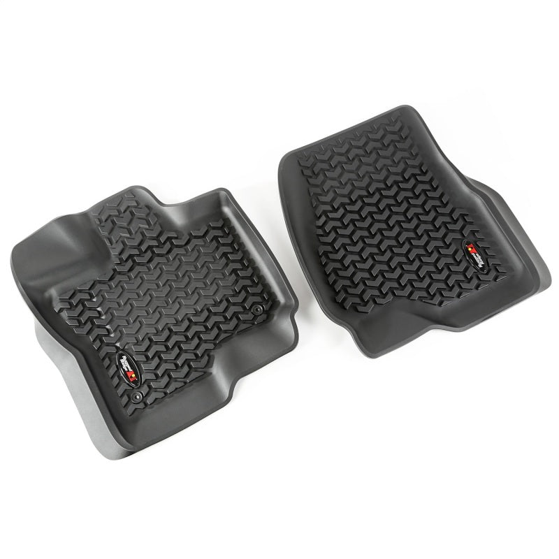 Rugged Ridge Floor Liner Front/Rear Black 2015-2017 Ford F-150 / Raptor - Black Ops Auto Works